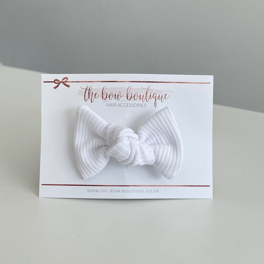 Jersey ribbed knot bows | 20 Colours