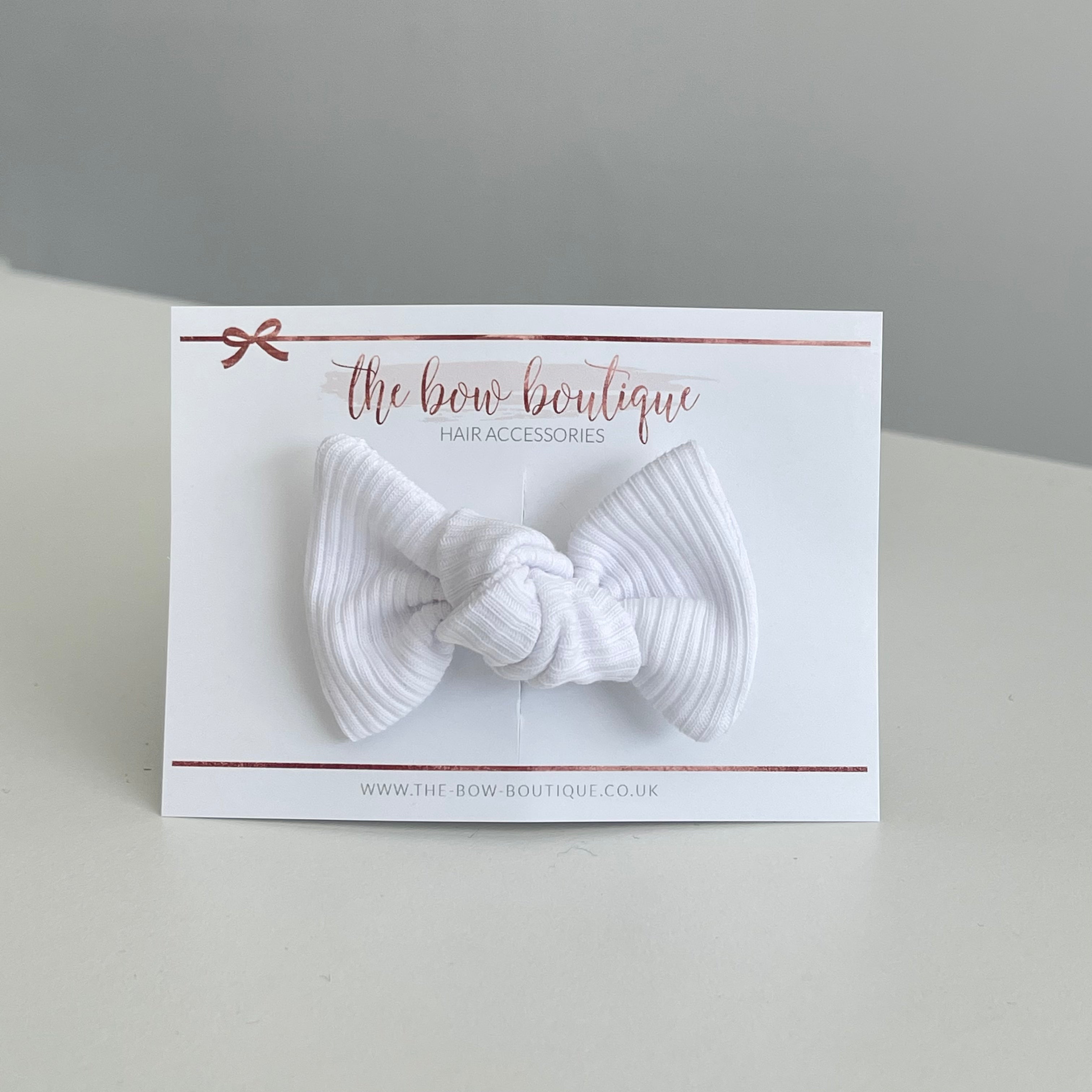 Jersey ribbed knot bows | 20 Colours