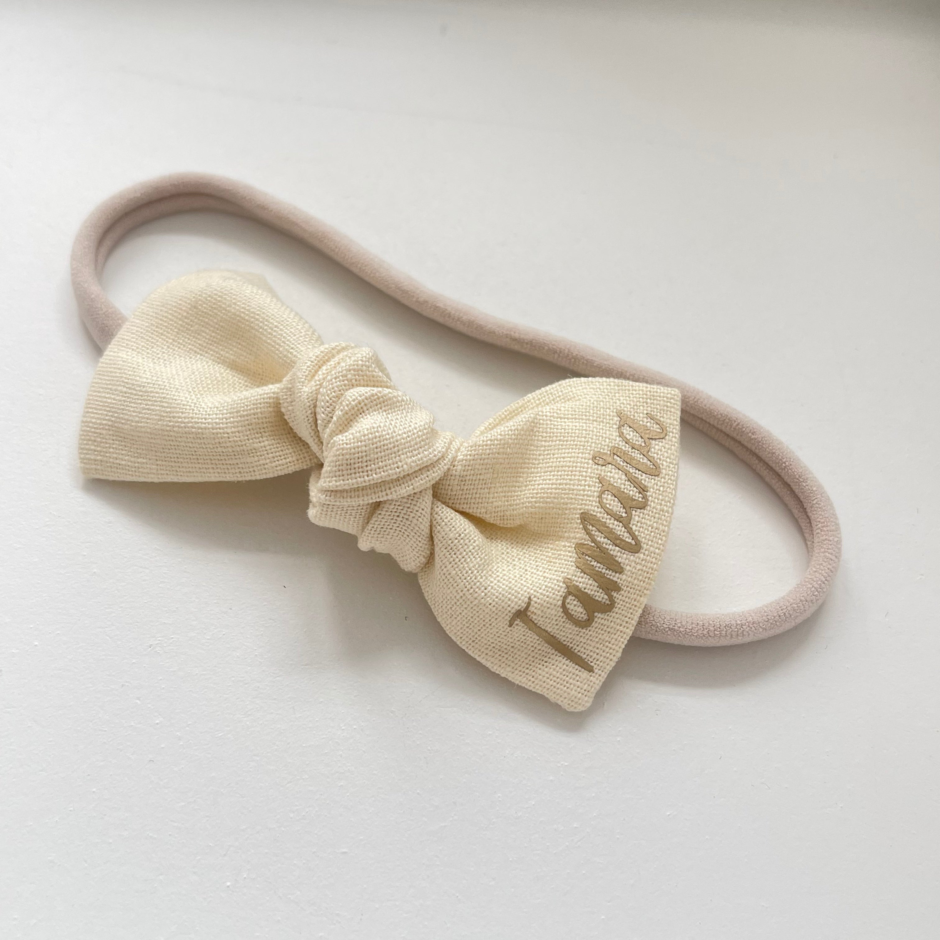 Linen knot bows | 10 Colours