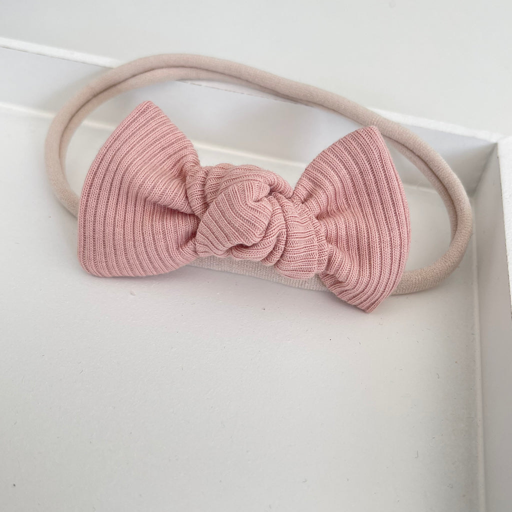 Jersey ribbed knot bows | 20 Colours