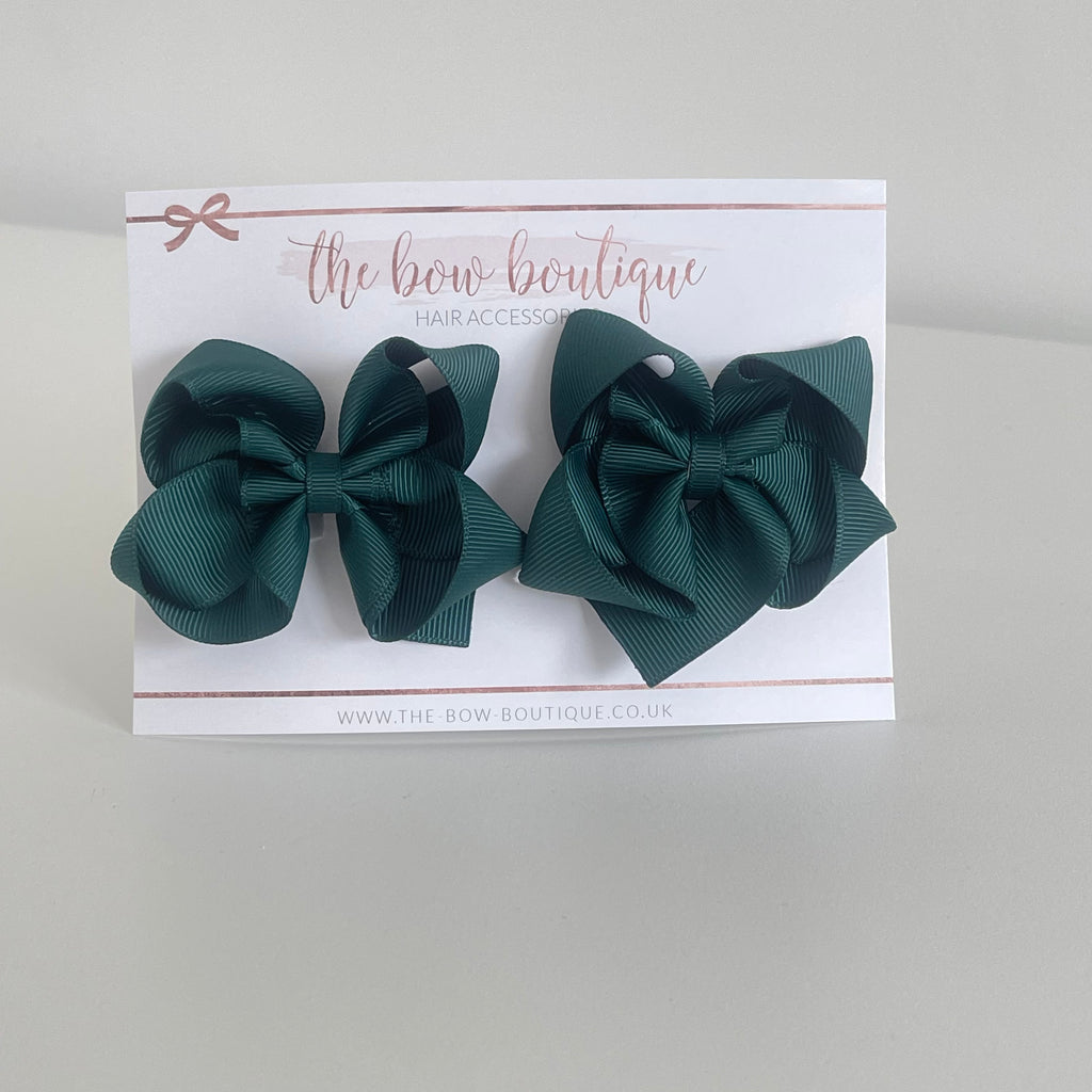 School collection ribbon bows | 12 colours | Clip or bobble