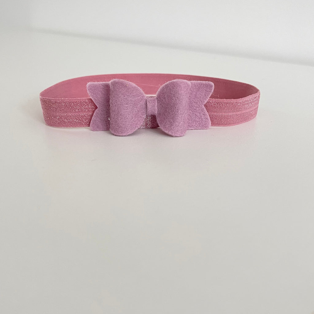 Small chunky felt bows | 25 Colours | Clip or headband
