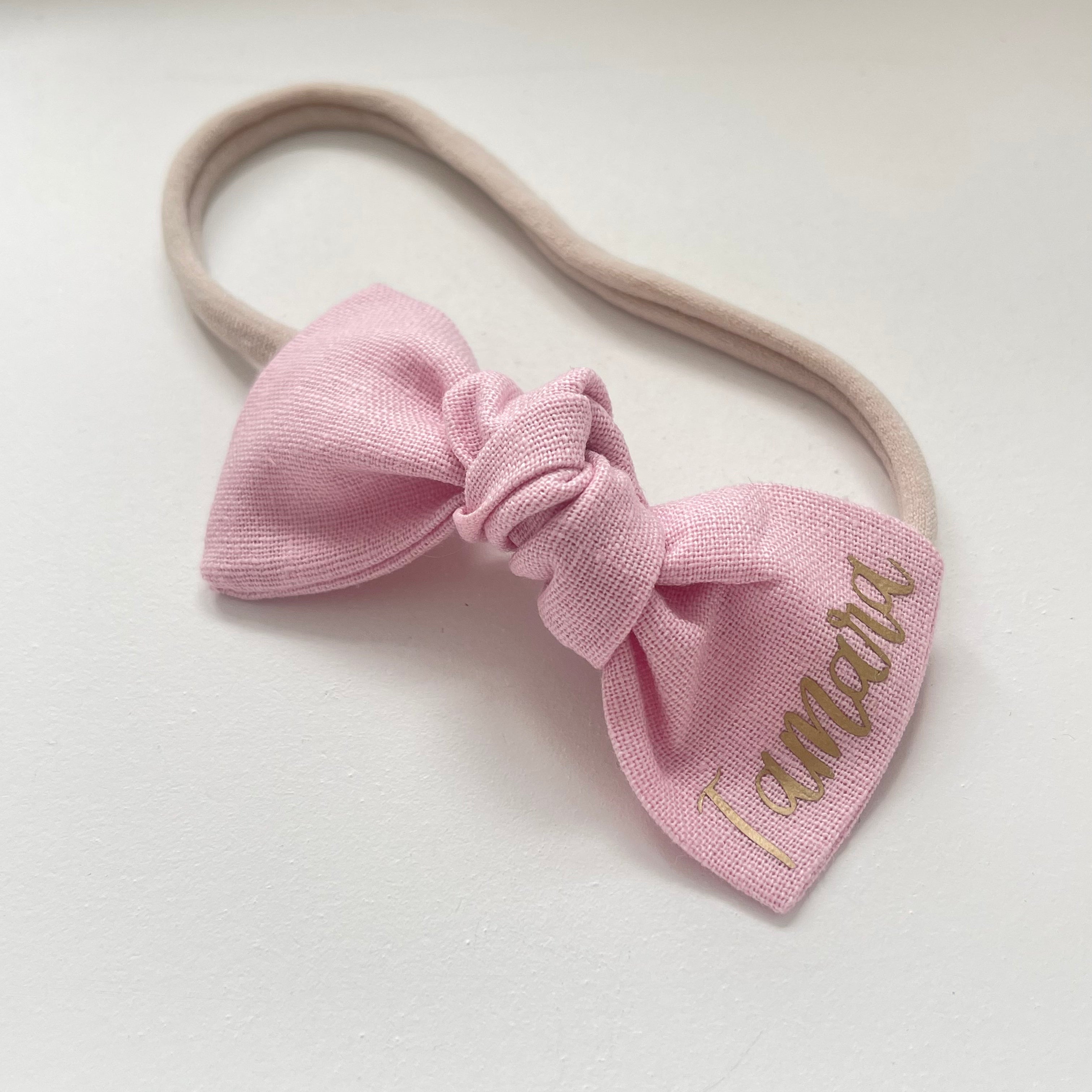 Linen knot bows | 10 Colours