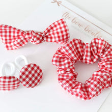 Load image into Gallery viewer, School gingham bobble set - 7 colours.