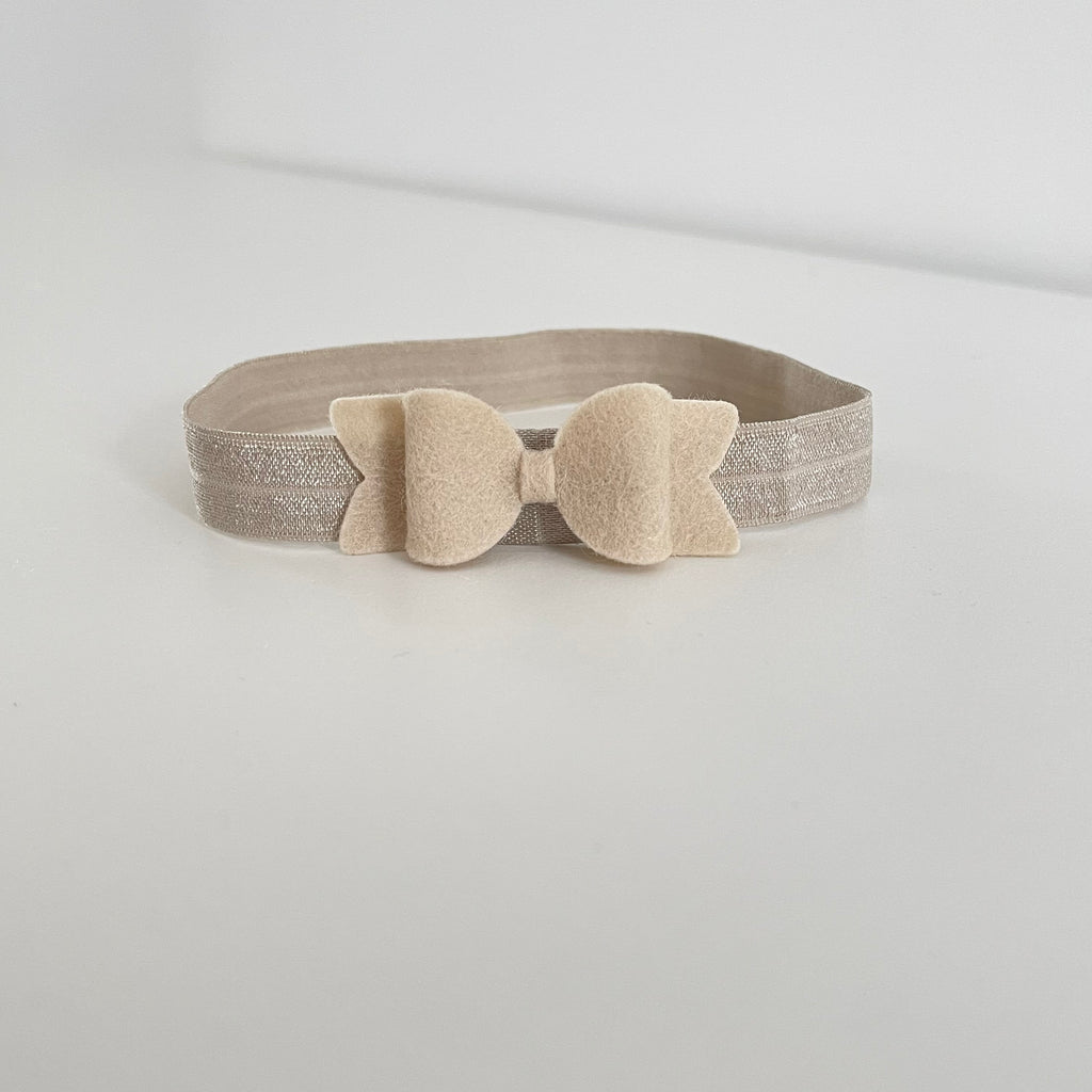 Small chunky felt bows | 25 Colours | Clip or headband