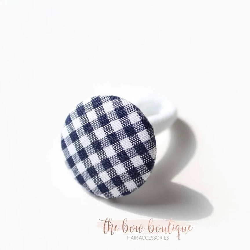 School gingham button bobbles | 8 Colours