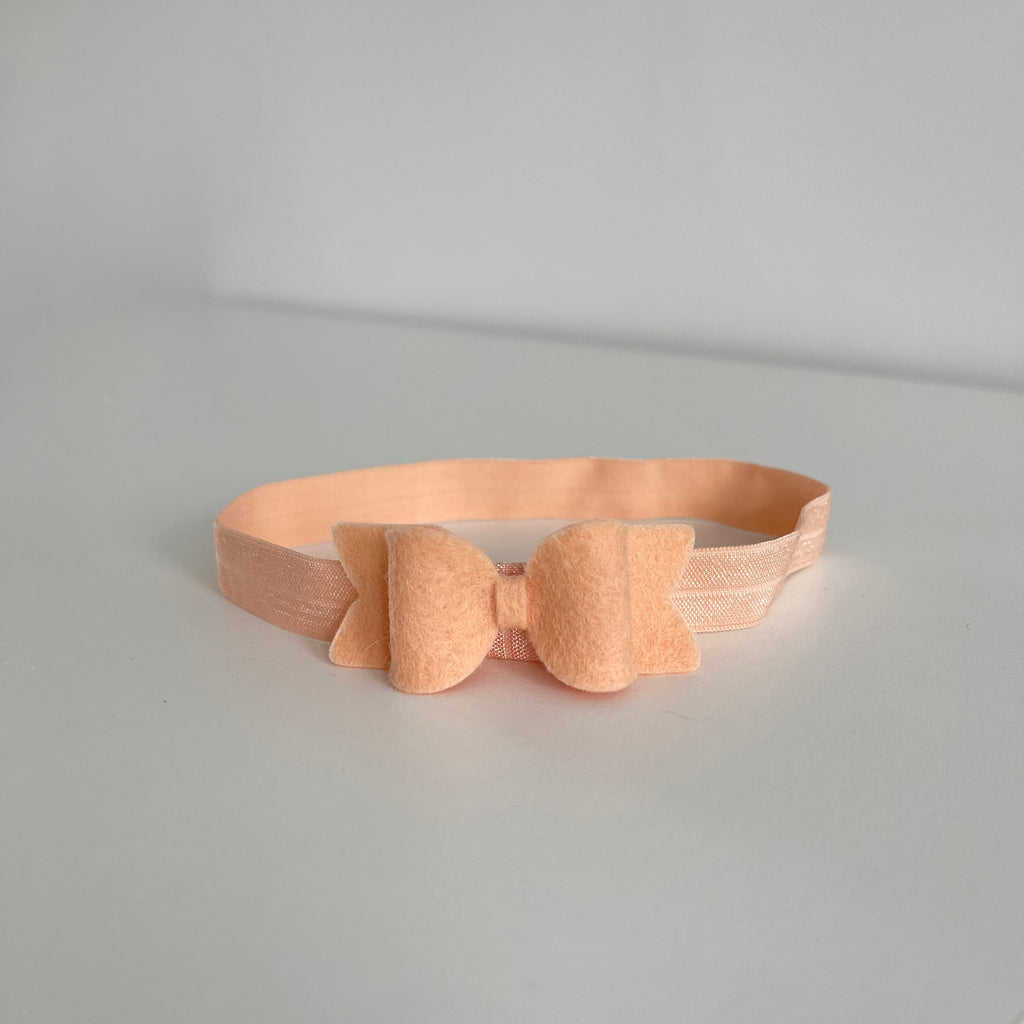 Small chunky felt bows | 25 Colours | Clip or headband