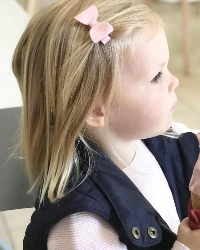 Mini felt bows - 9 colours