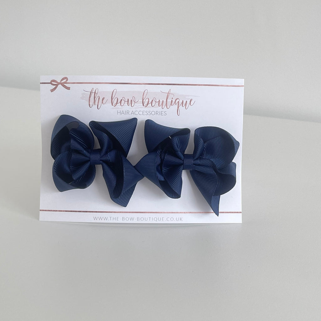 School collection ribbon bows | 12 colours | Clip or bobble