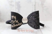 Load image into Gallery viewer, My first Halloween bows - Clip or headband.