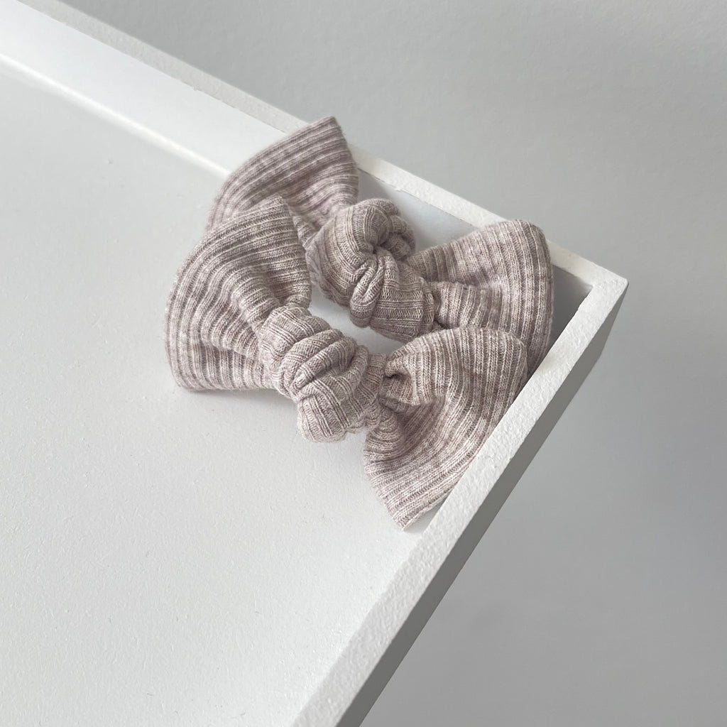 Jersey ribbed knot bows | 20 Colours