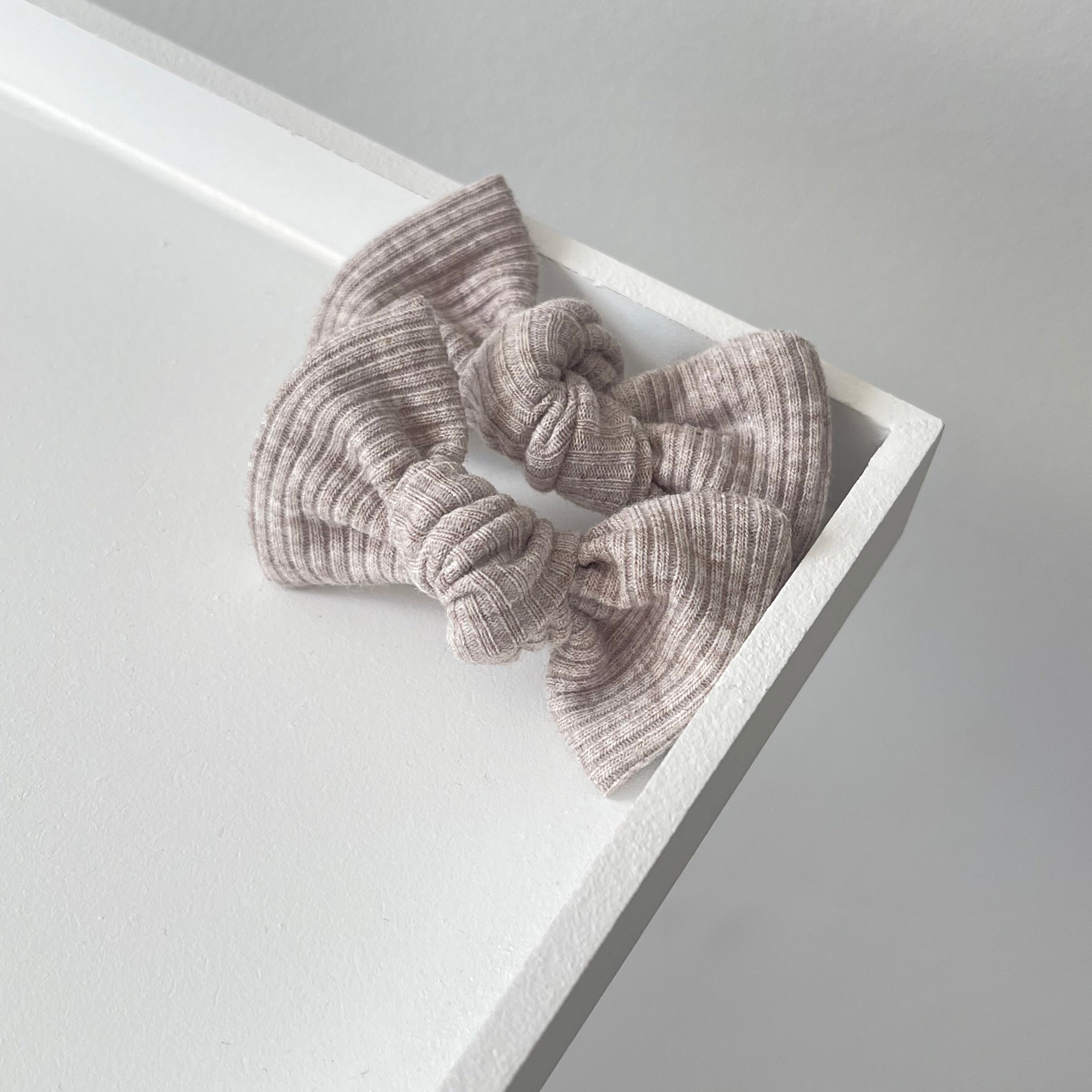 Jersey ribbed knot bows | 20 Colours