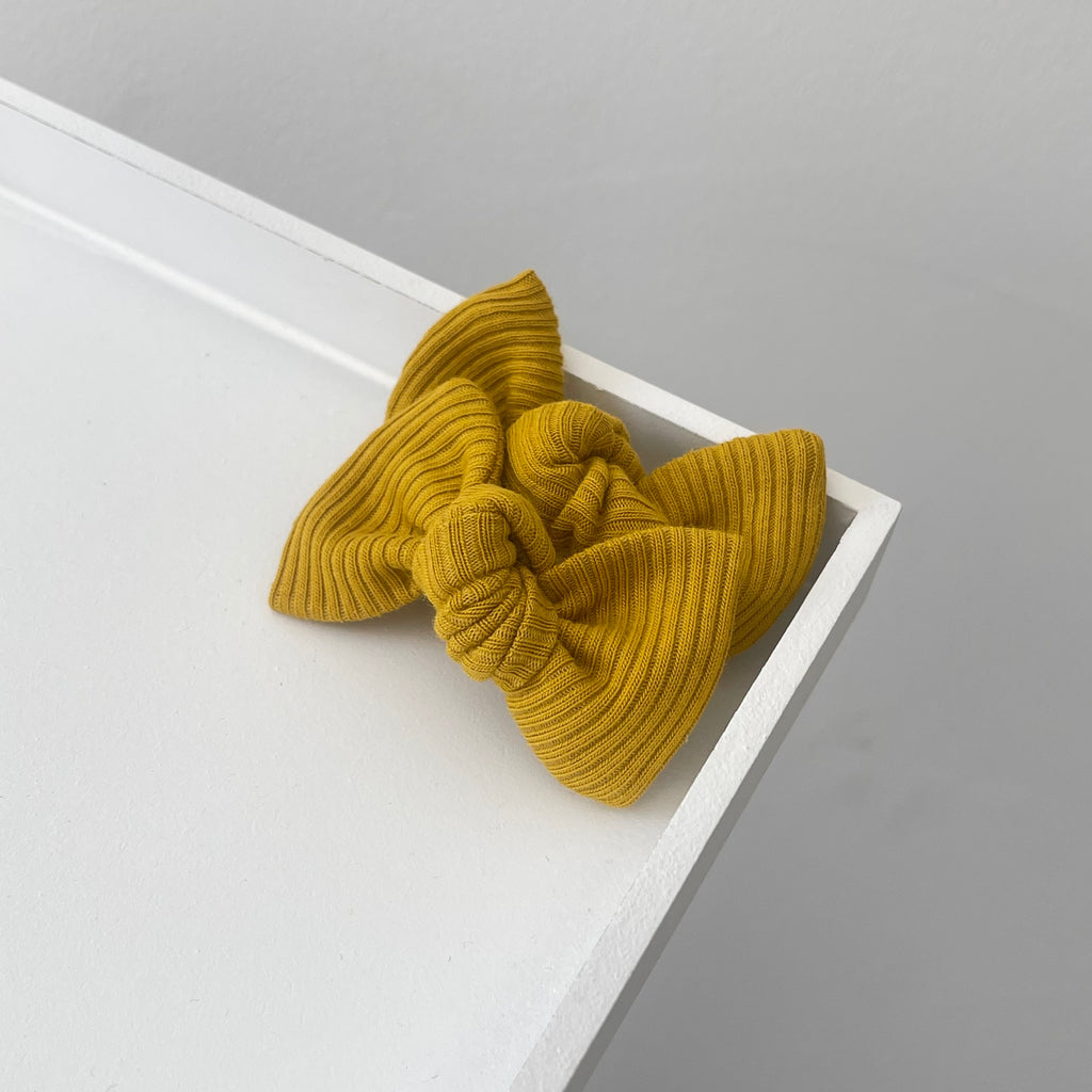 Jersey ribbed knot bows | 20 Colours