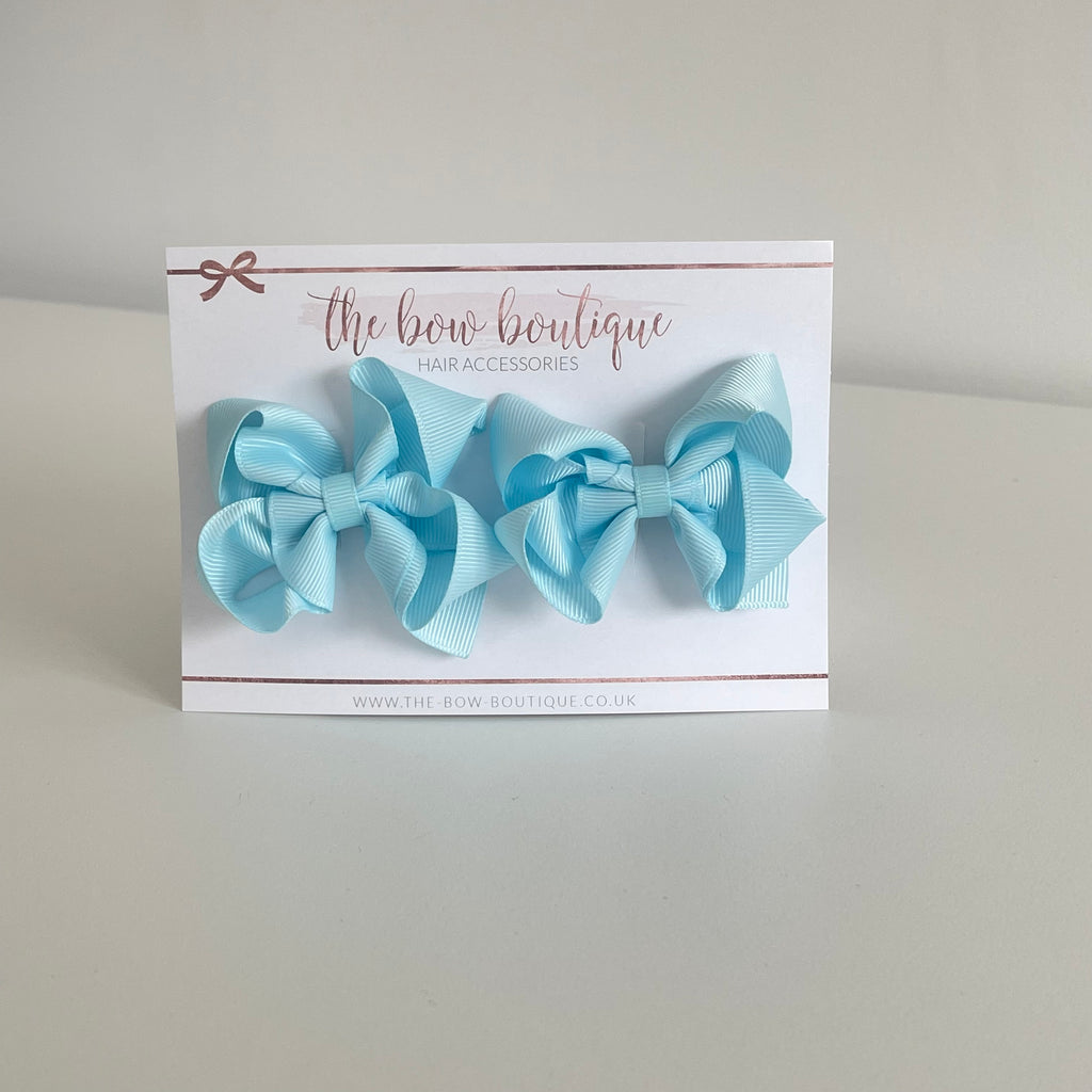 School collection ribbon bows | 12 colours | Clip or bobble
