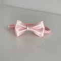 Pink satin bows | Clip or headband | Occasion