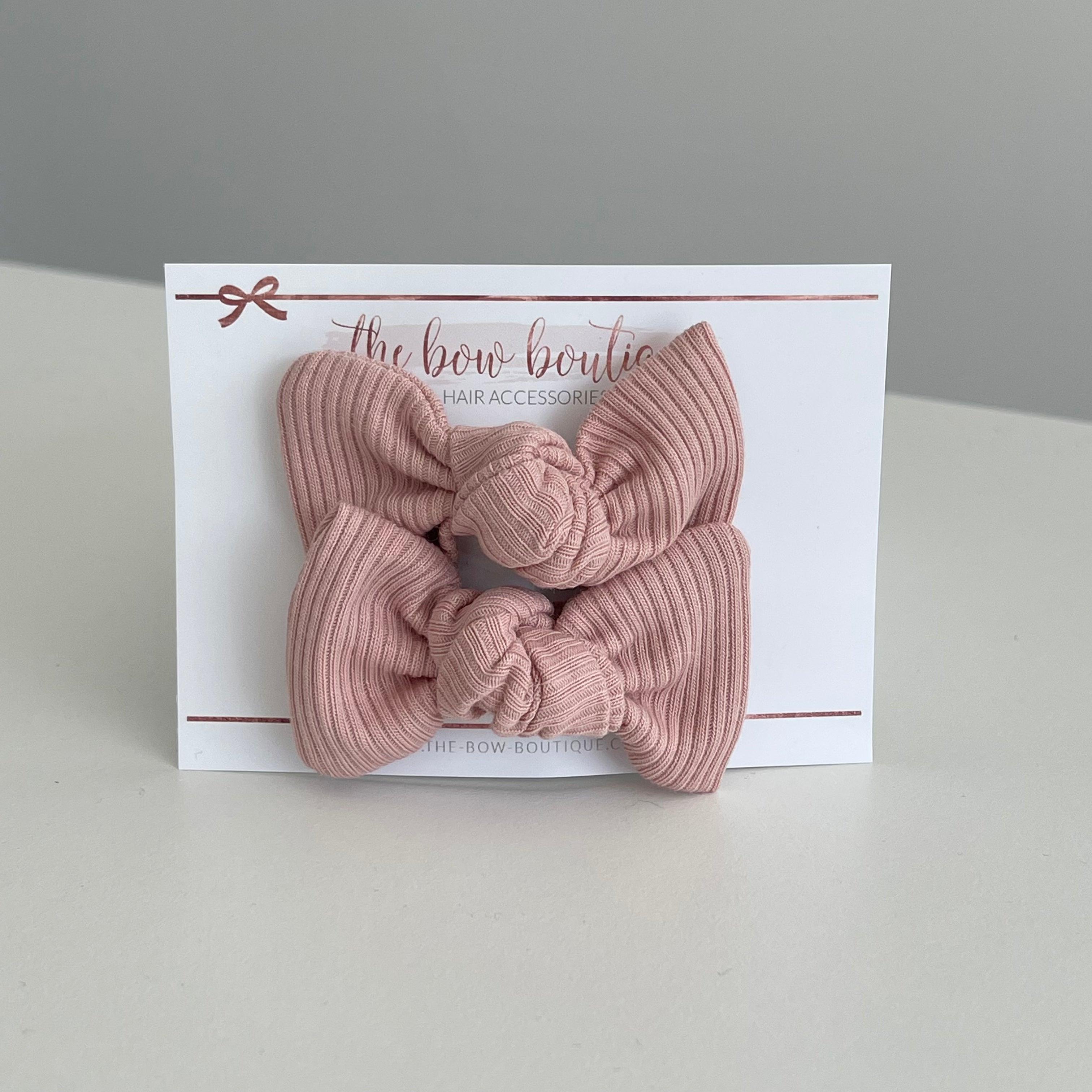 Jersey ribbed knot bows | 20 Colours