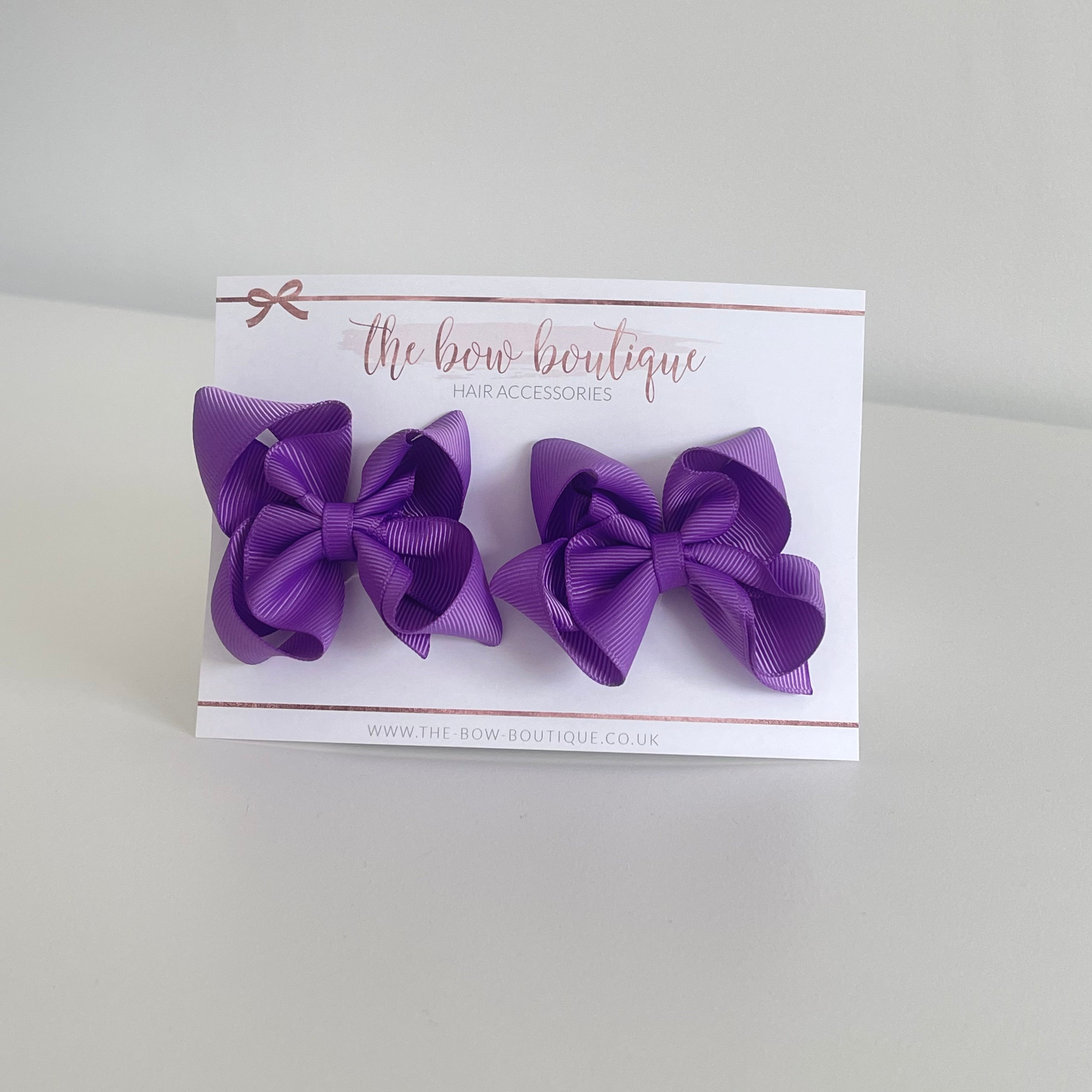 School collection ribbon bows | 12 colours | Clip or bobble