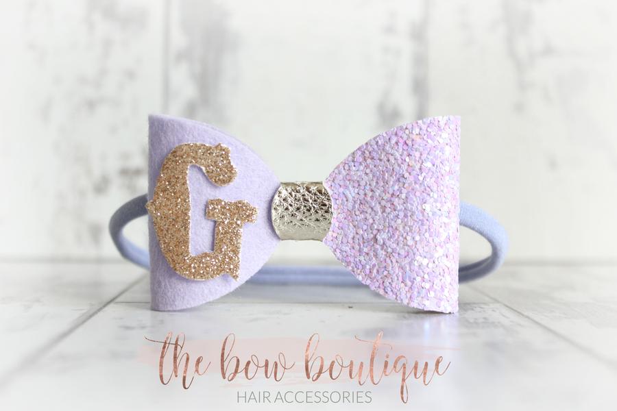 Personalised bows | 10 colours | Clip or headband
