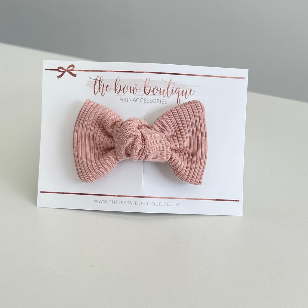 Jersey ribbed knot bows | 20 Colours