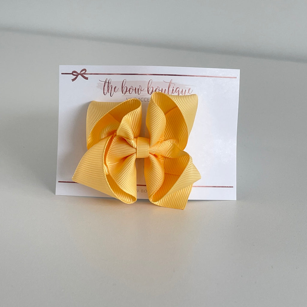 School collection ribbon bows | 12 colours | Clip or bobble