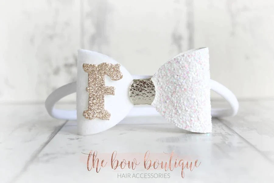 Personalised bows | 10 colours | Clip or headband