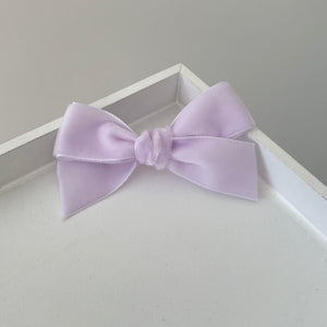 Velvet ribbon bows - 9 colours