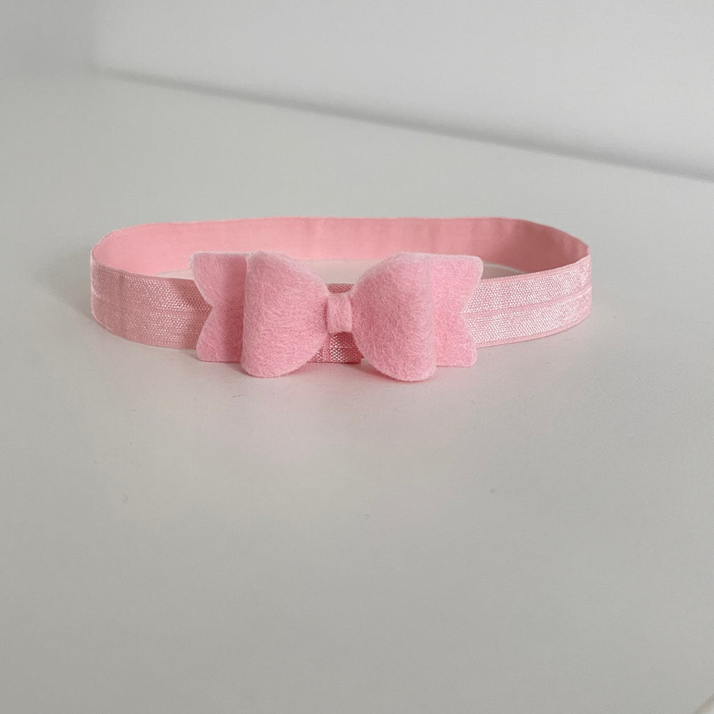 Small chunky felt bows | 25 Colours | Clip or headband