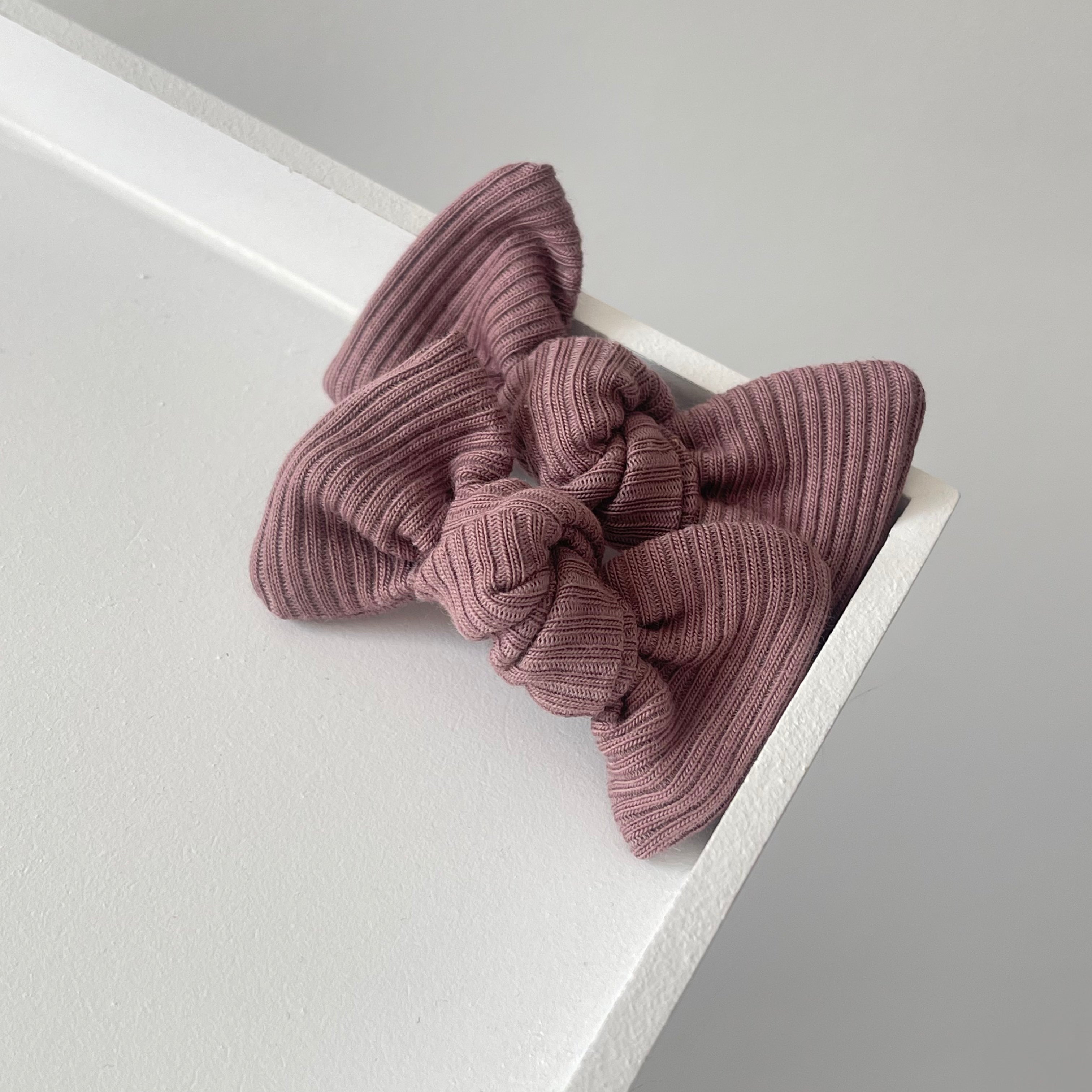 Jersey ribbed knot bows | 20 Colours