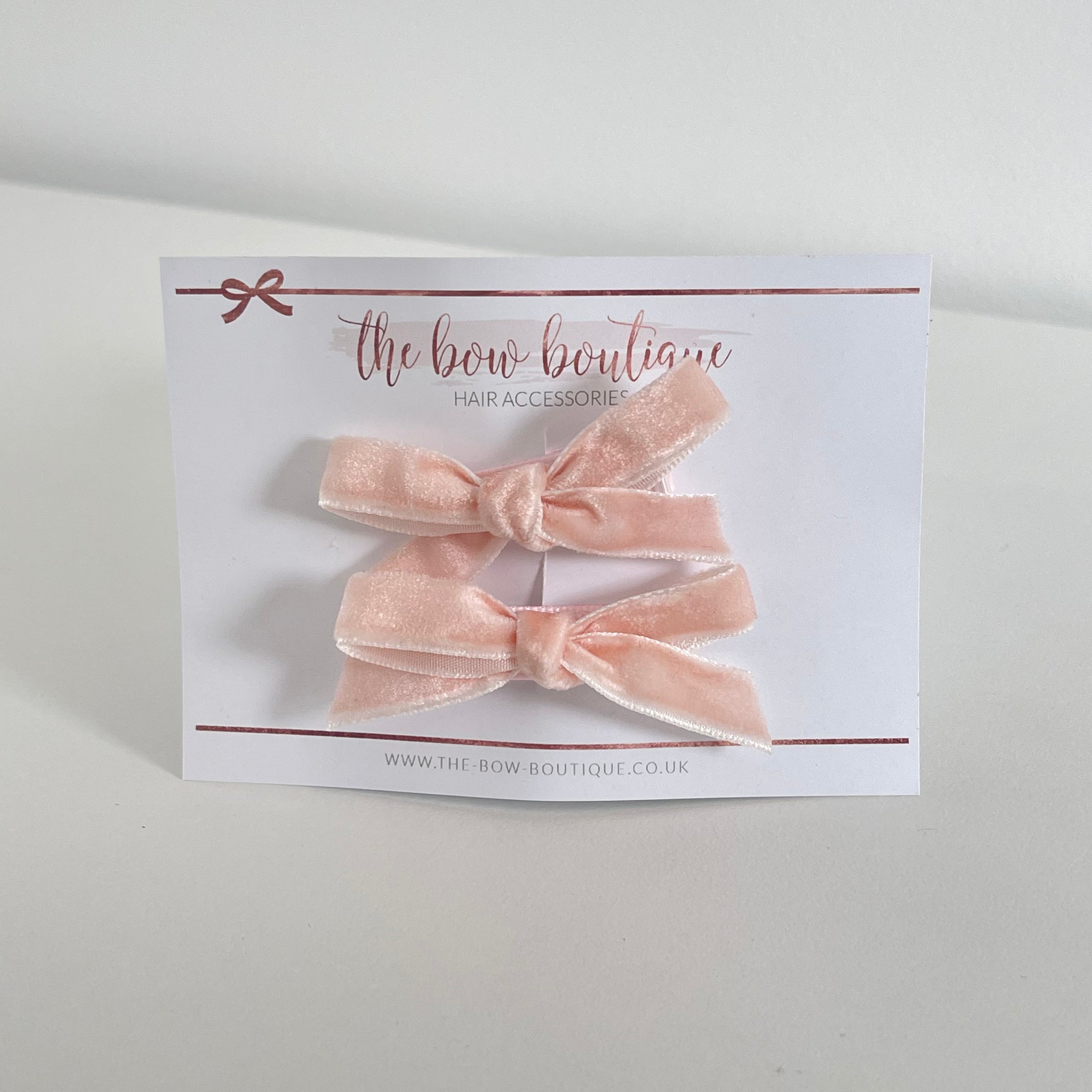 Mini velvet bows | 16 Colours | Clip or headband