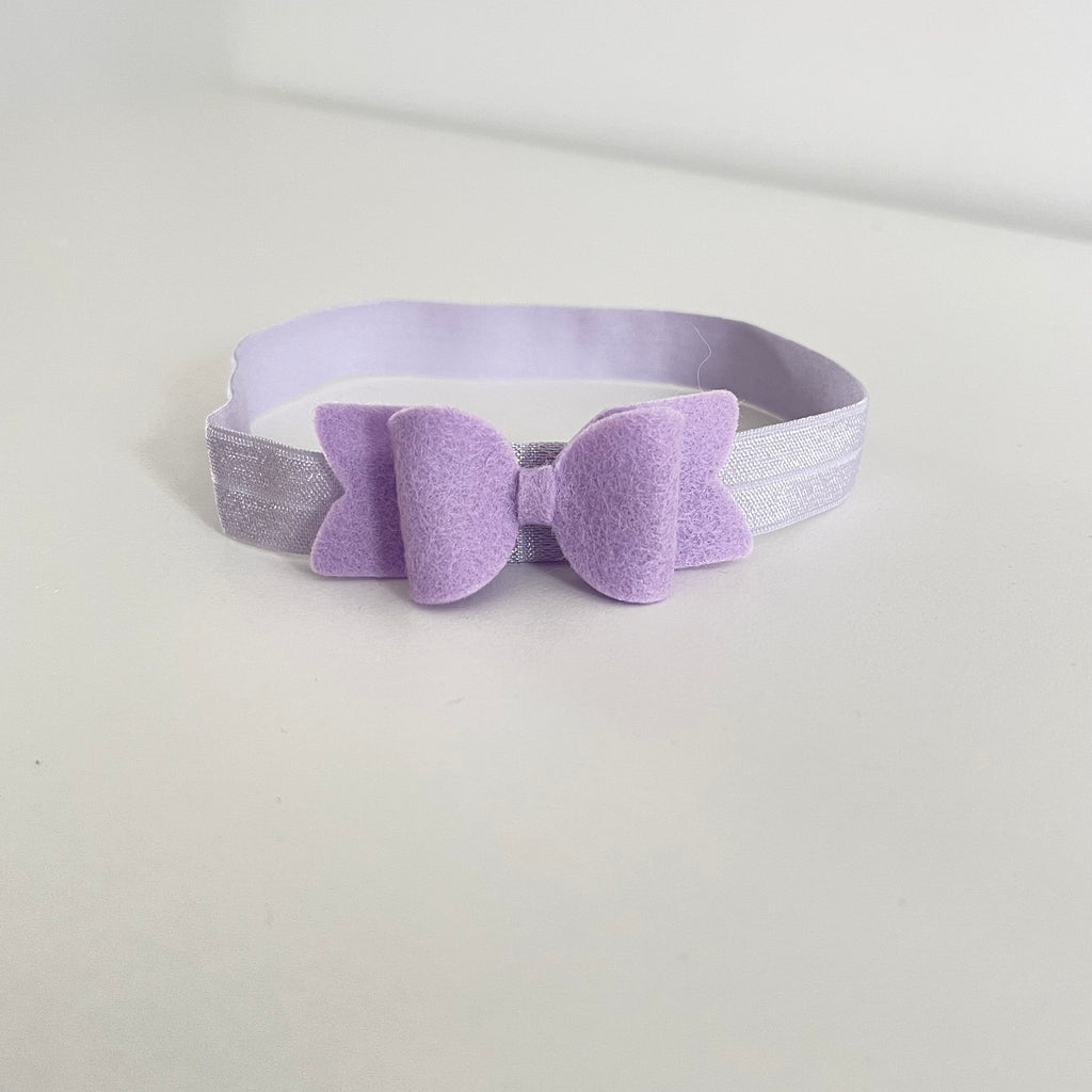 Small chunky felt bows | 25 Colours | Clip or headband