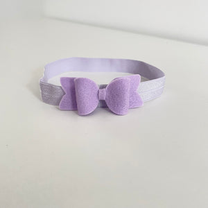 Small chunky felt bows (25 Colours)