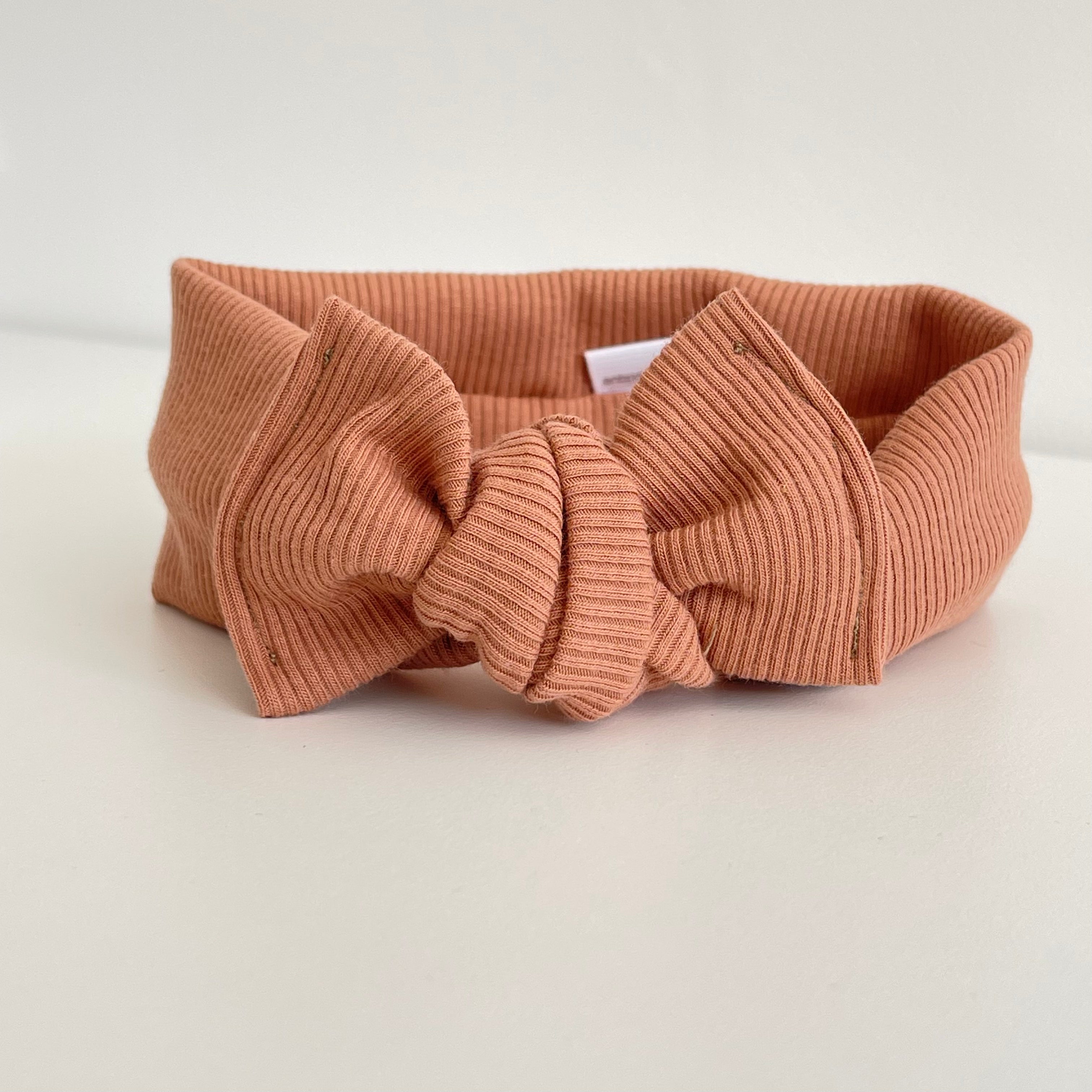 Dusky peach headwrap