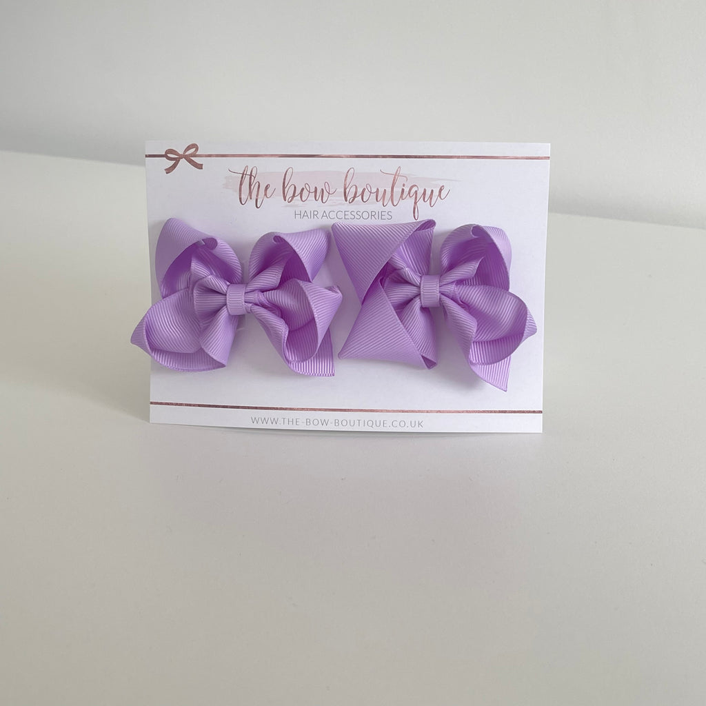 School collection ribbon bows | 12 colours | Clip or bobble