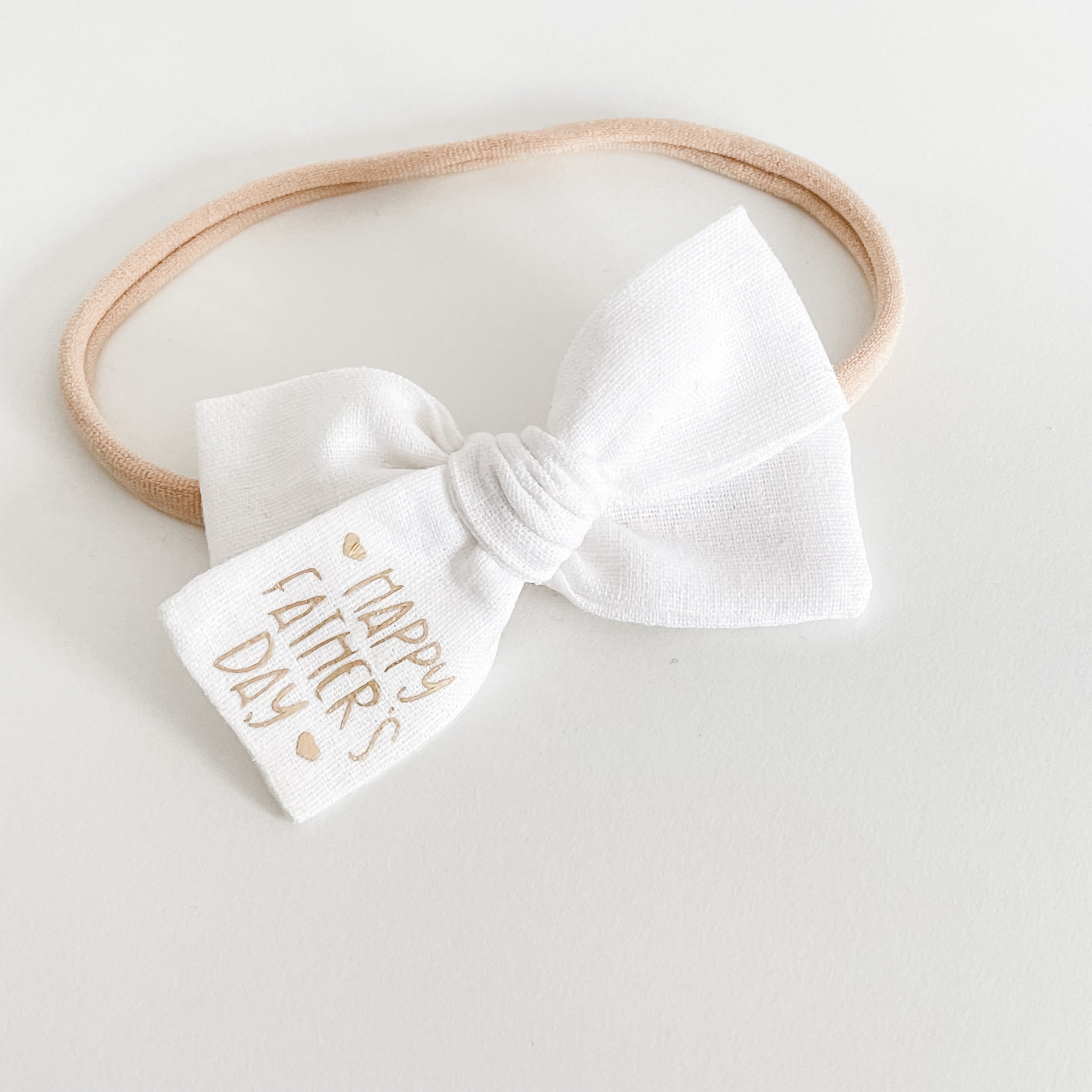 Mini sweetheart Father's day bows | Clip or headband