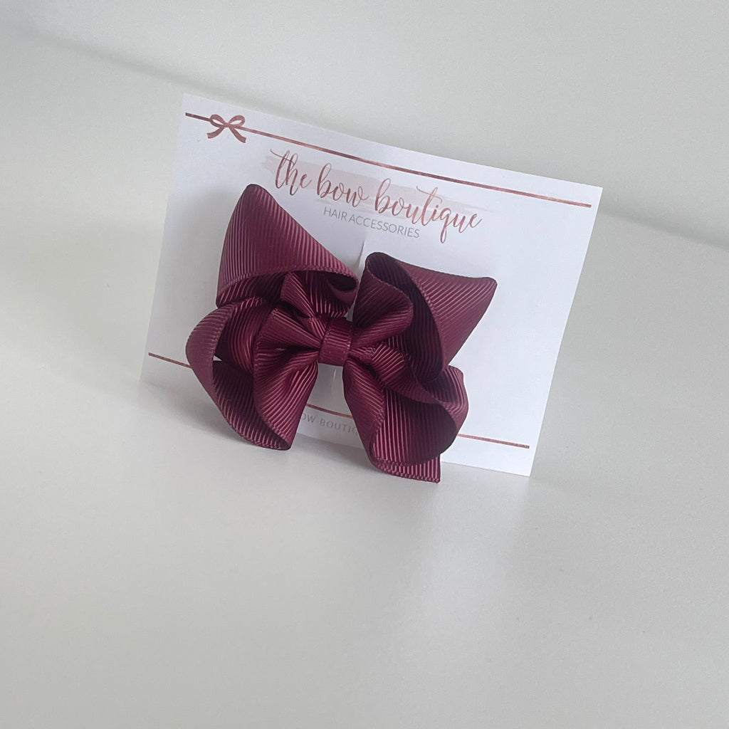 School collection ribbon bows | 12 colours | Clip or bobble