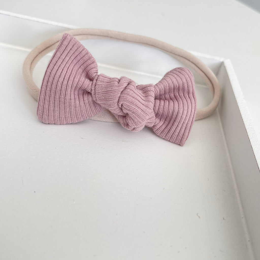 Jersey ribbed knot bows | 20 Colours