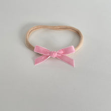 Load image into Gallery viewer, My first mini velvet bows - 10 Colours