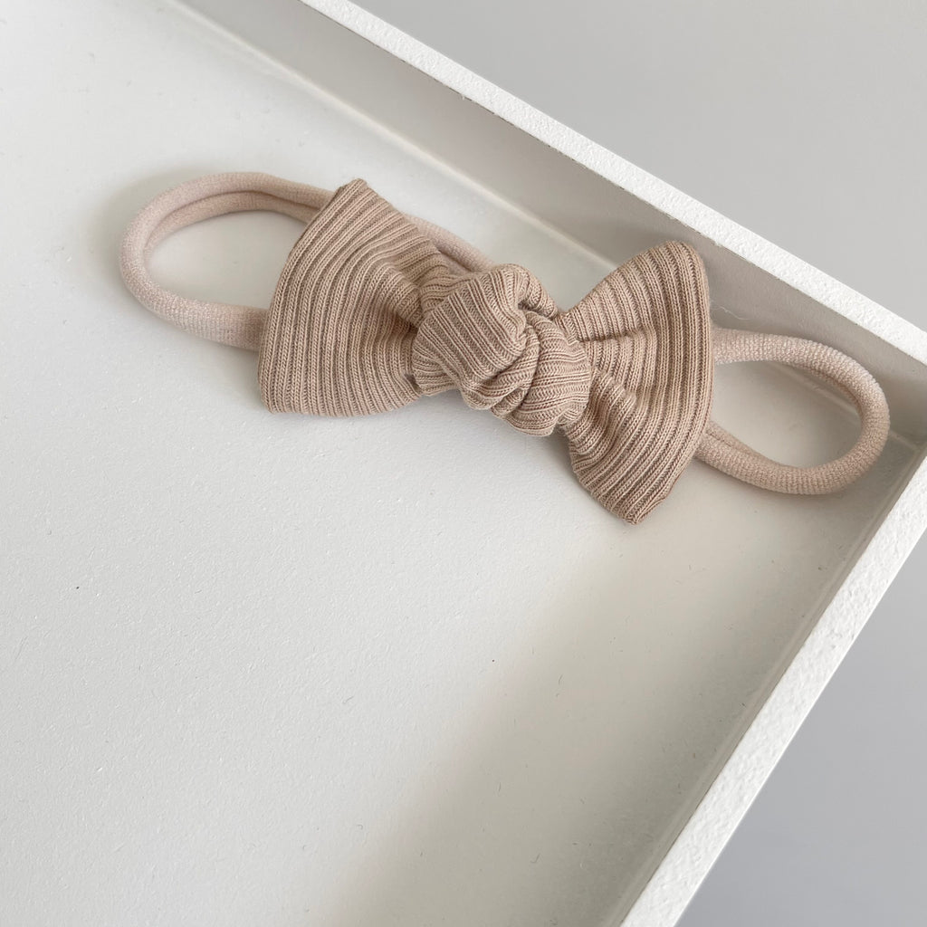 Jersey ribbed knot bows | 20 Colours