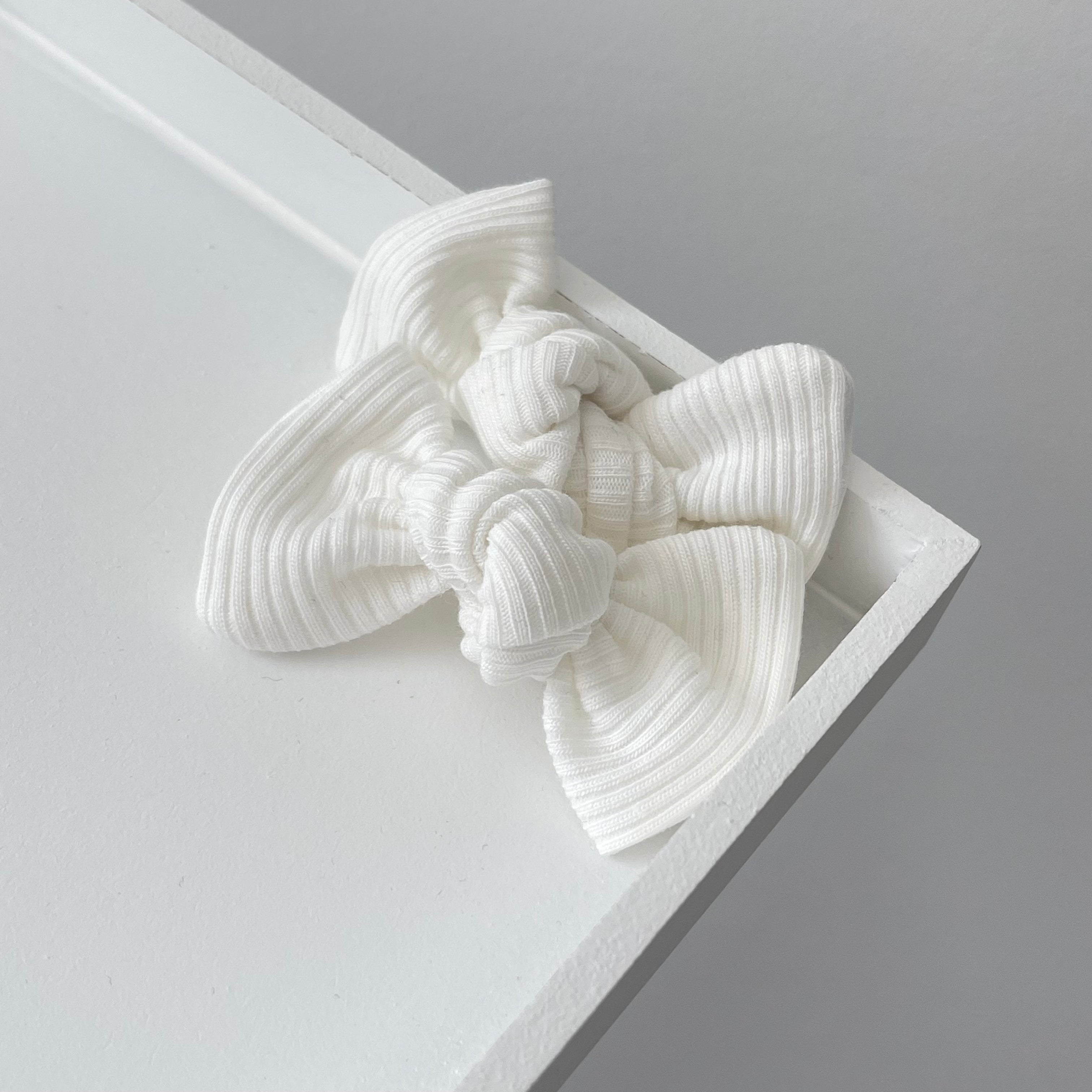Jersey ribbed knot bows | 20 Colours