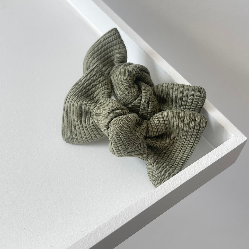 Jersey ribbed knot bows | 20 Colours