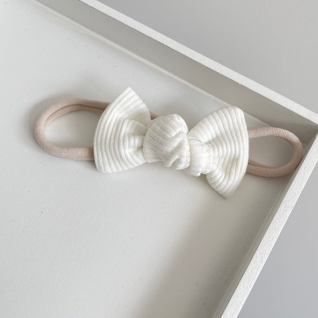 Jersey ribbed knot bows | 20 Colours