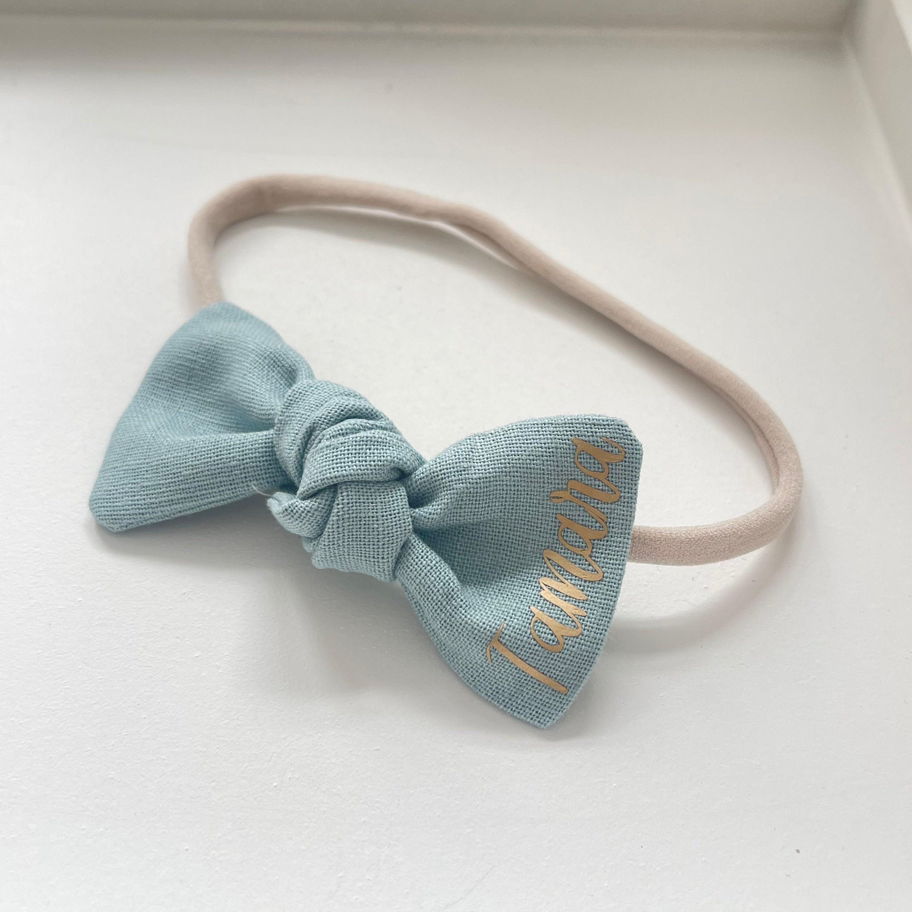 Linen knot bows | 10 Colours
