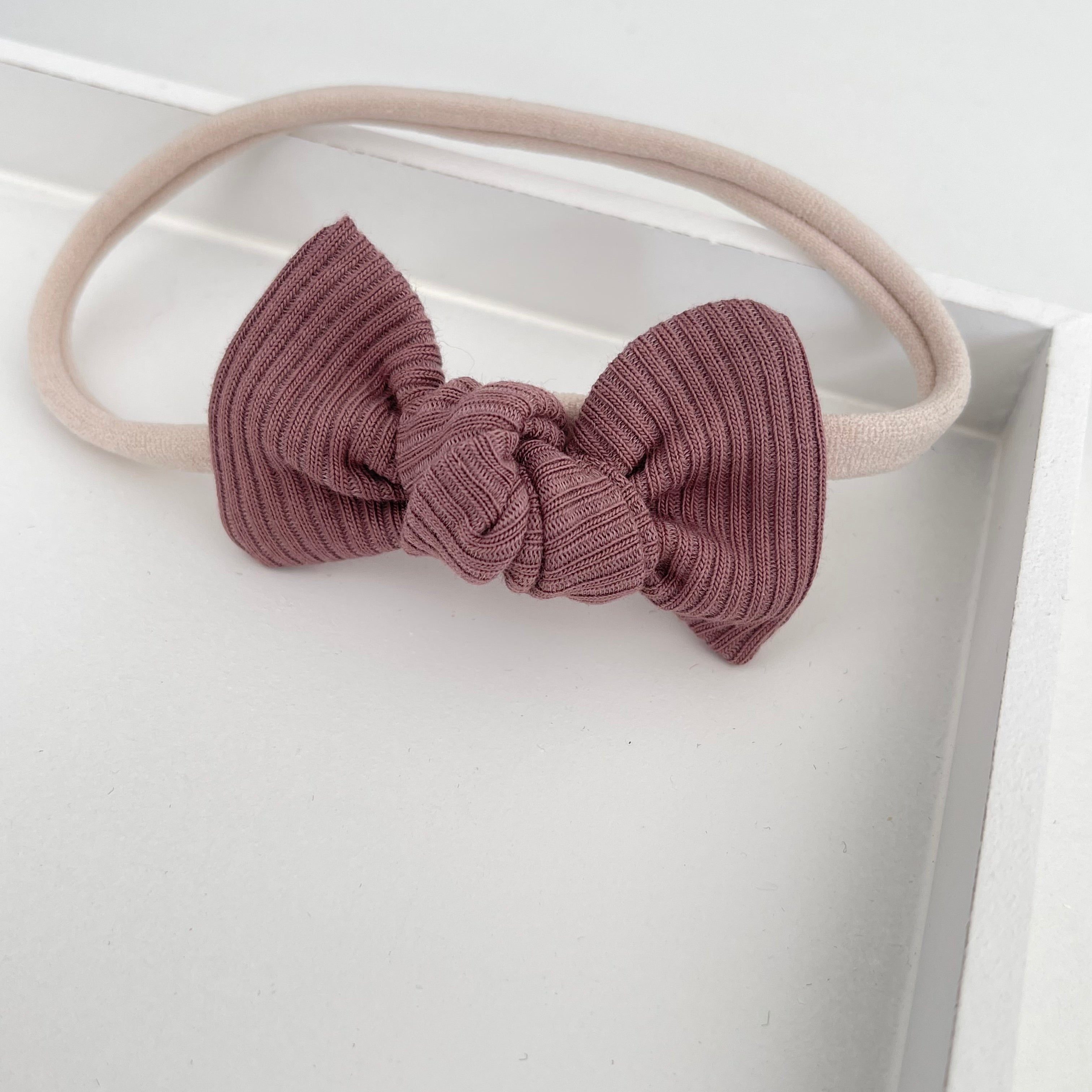 Jersey ribbed knot bows | 20 Colours