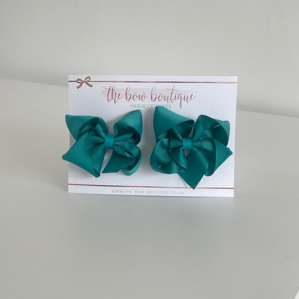 School collection ribbon bows | 12 colours | Clip or bobble
