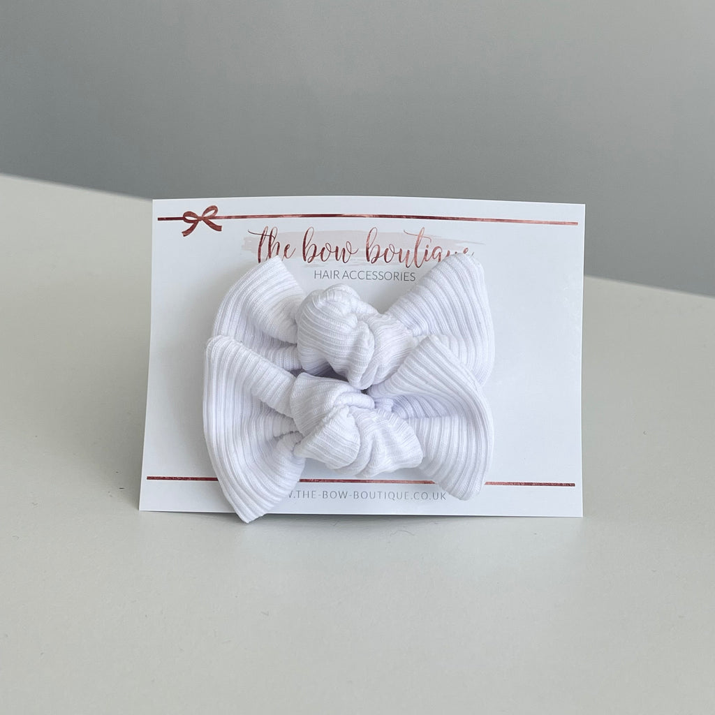 Jersey ribbed knot bows | 20 Colours