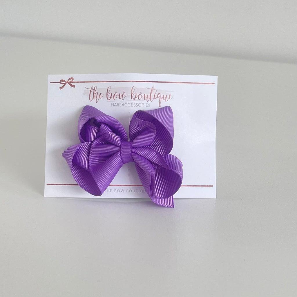School collection ribbon bows | 12 colours | Clip or bobble