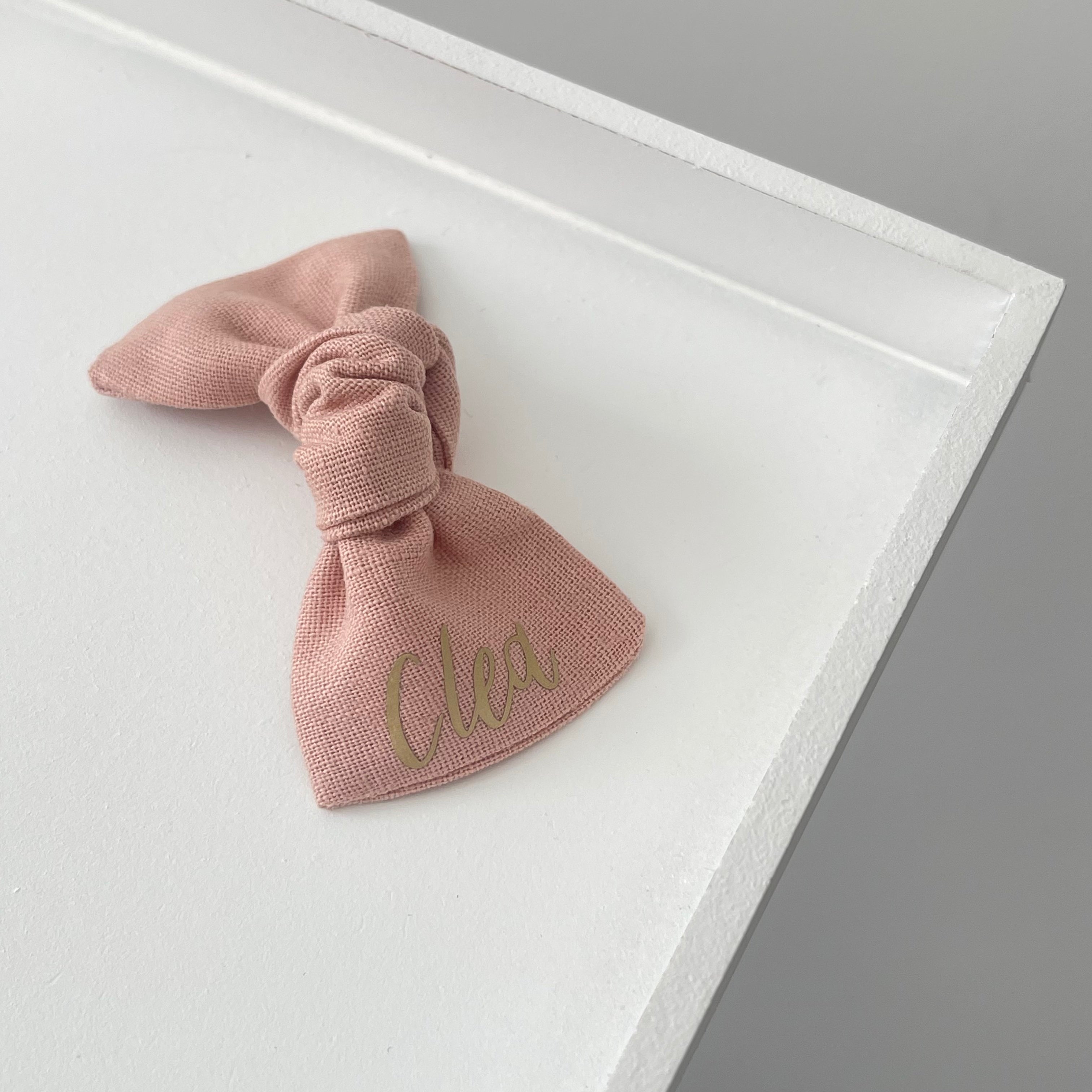 Linen knot bows | 10 Colours