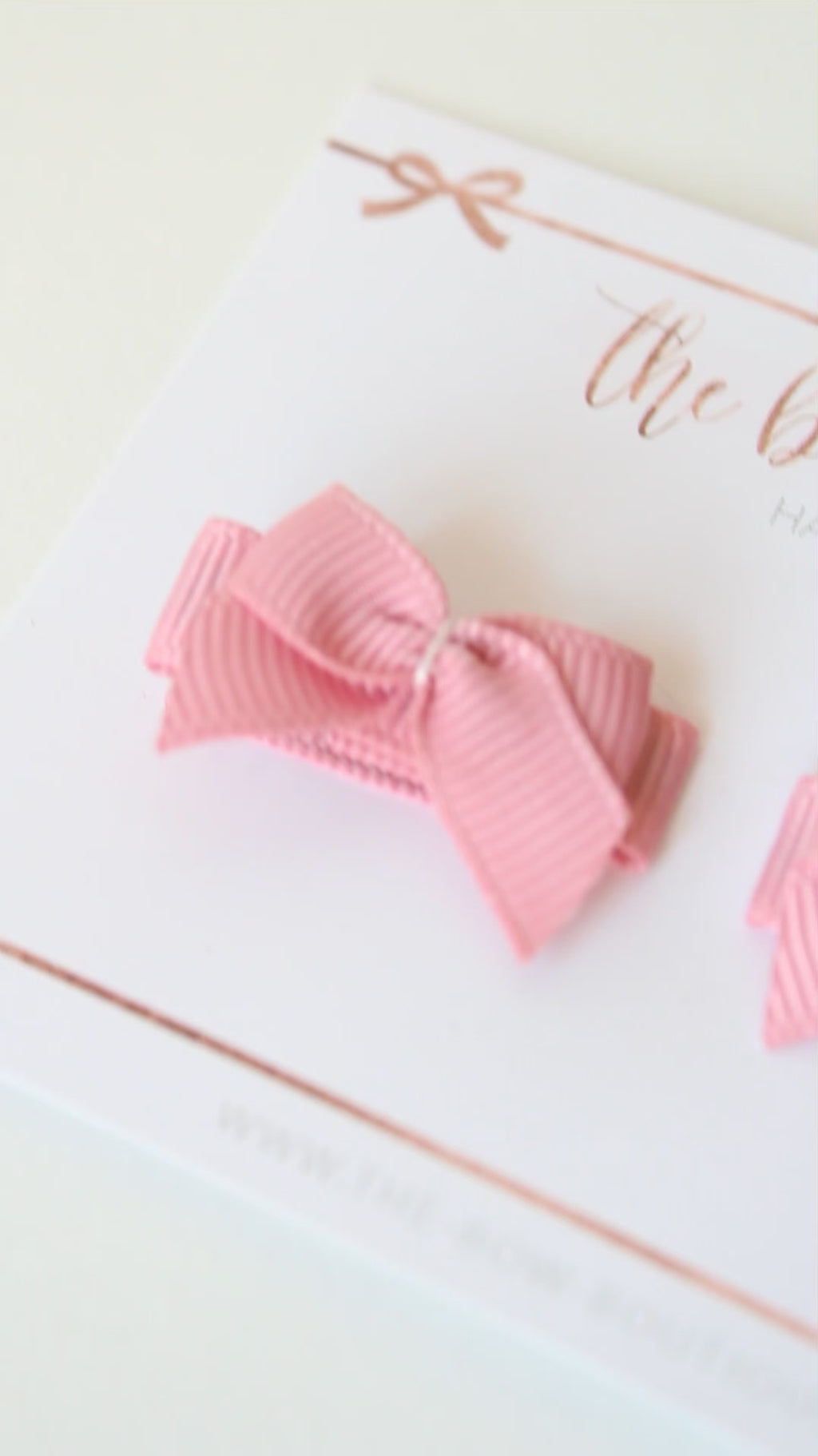 Darling petite pigtail sets | Dusky pink | Clips or bobbles