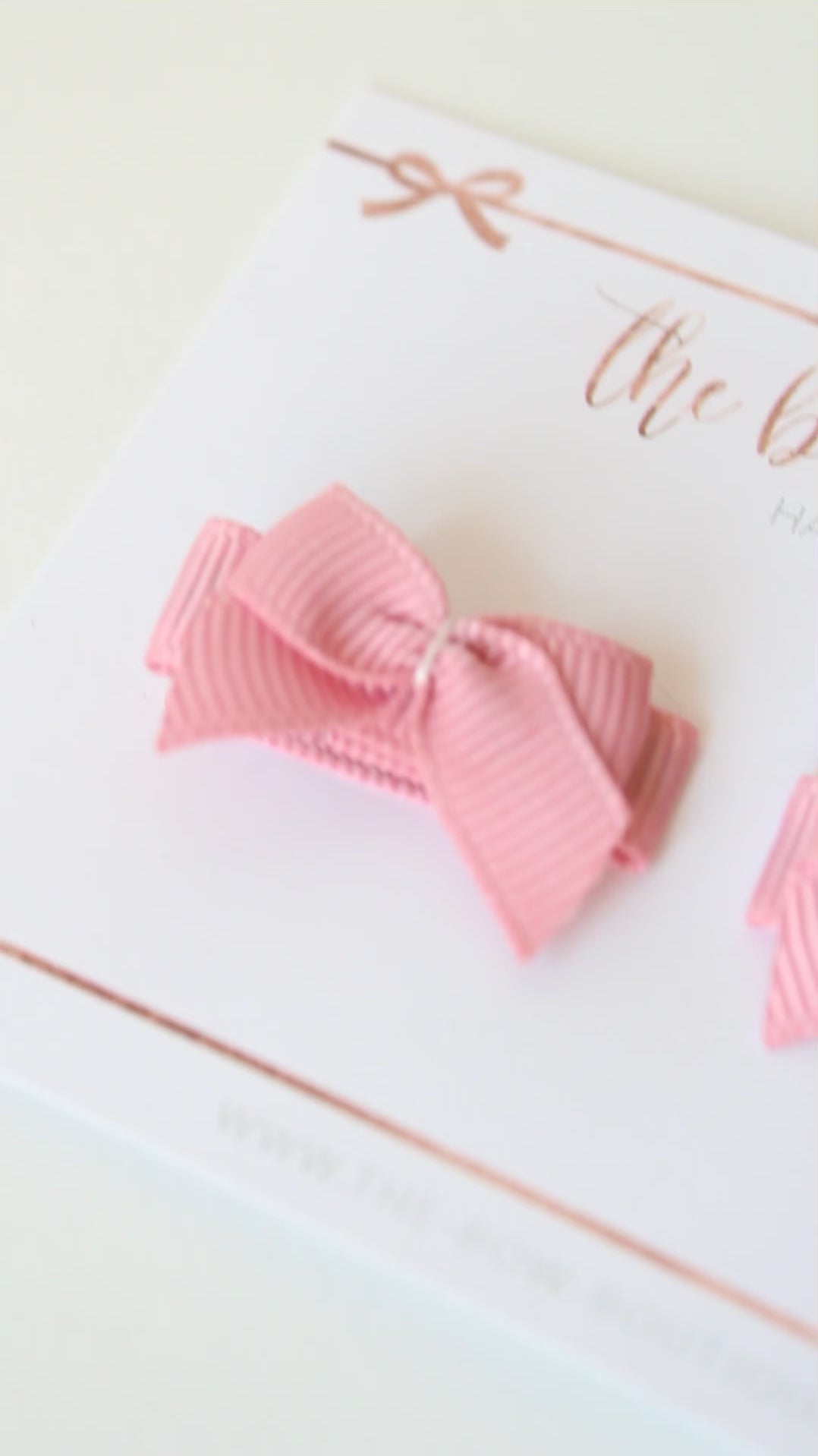 Darling petite pigtail sets | Dusky pink | Clips or bobbles