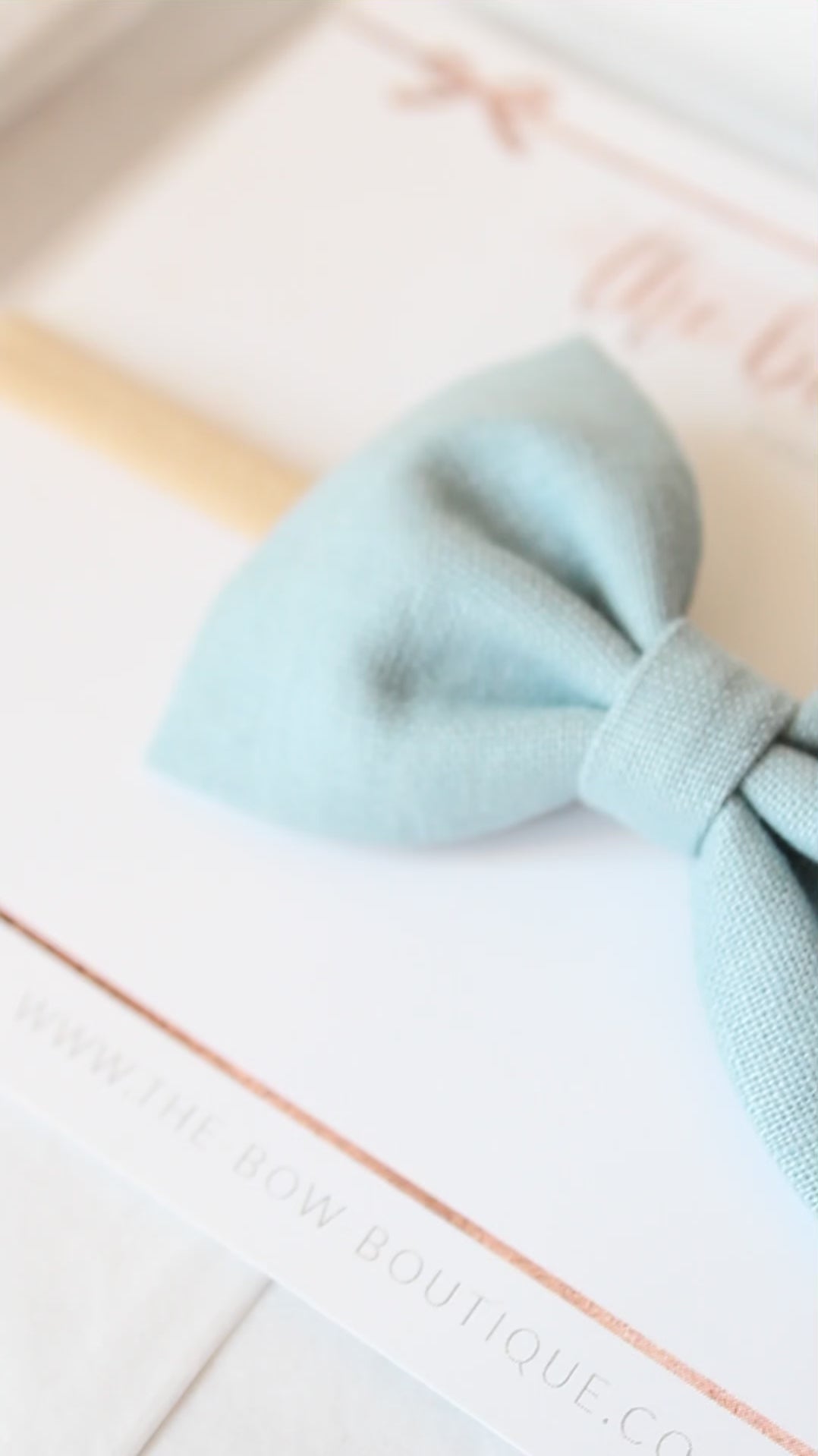 Cottage linen bow | 3 Sizes | 13 Colours | Clip, headband or bobble